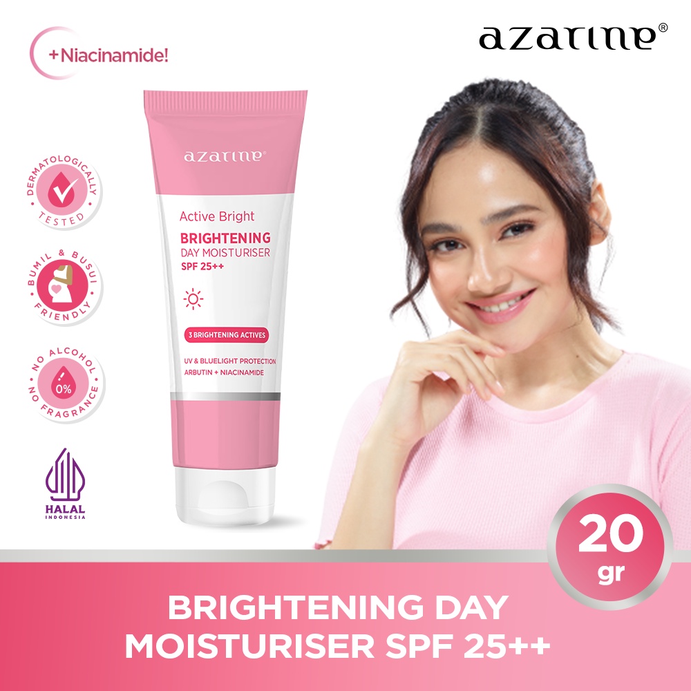 Azarine Active Bright Brightening Day Moisturiser SPF25++ 20gr