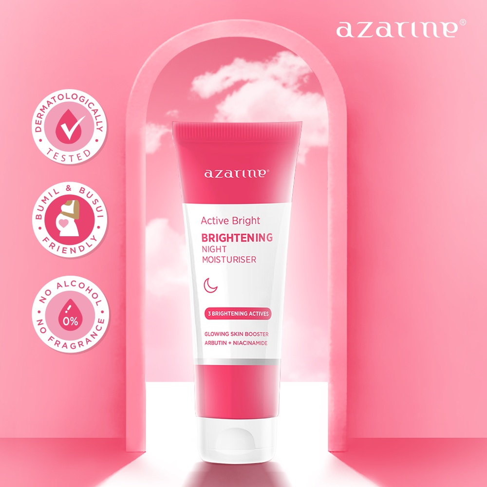 Azarine Active Bright Brightening Night Moisturiser 20gr