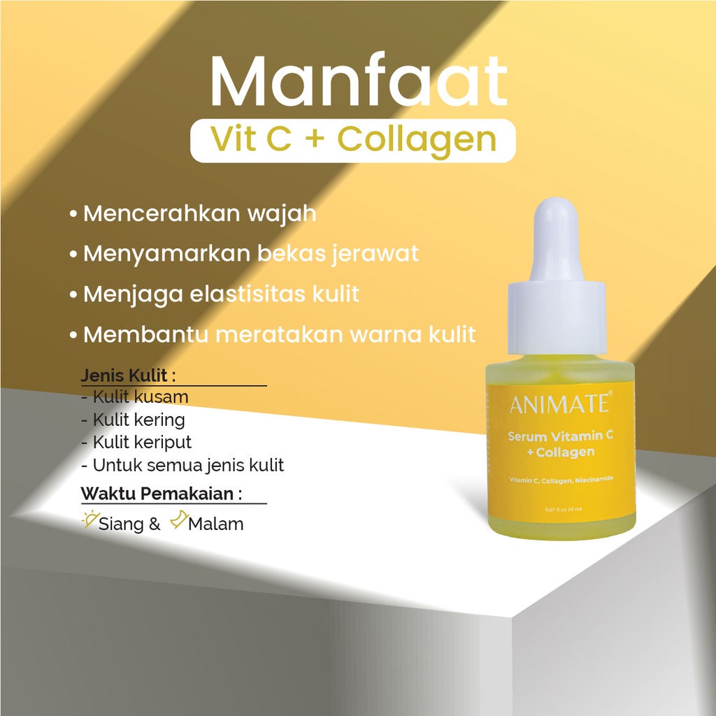 Animate Vitamin C + Collagen Serum 20 ml