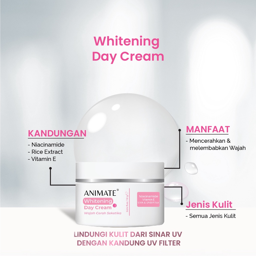 Animate Whitening Day Cream 10gr