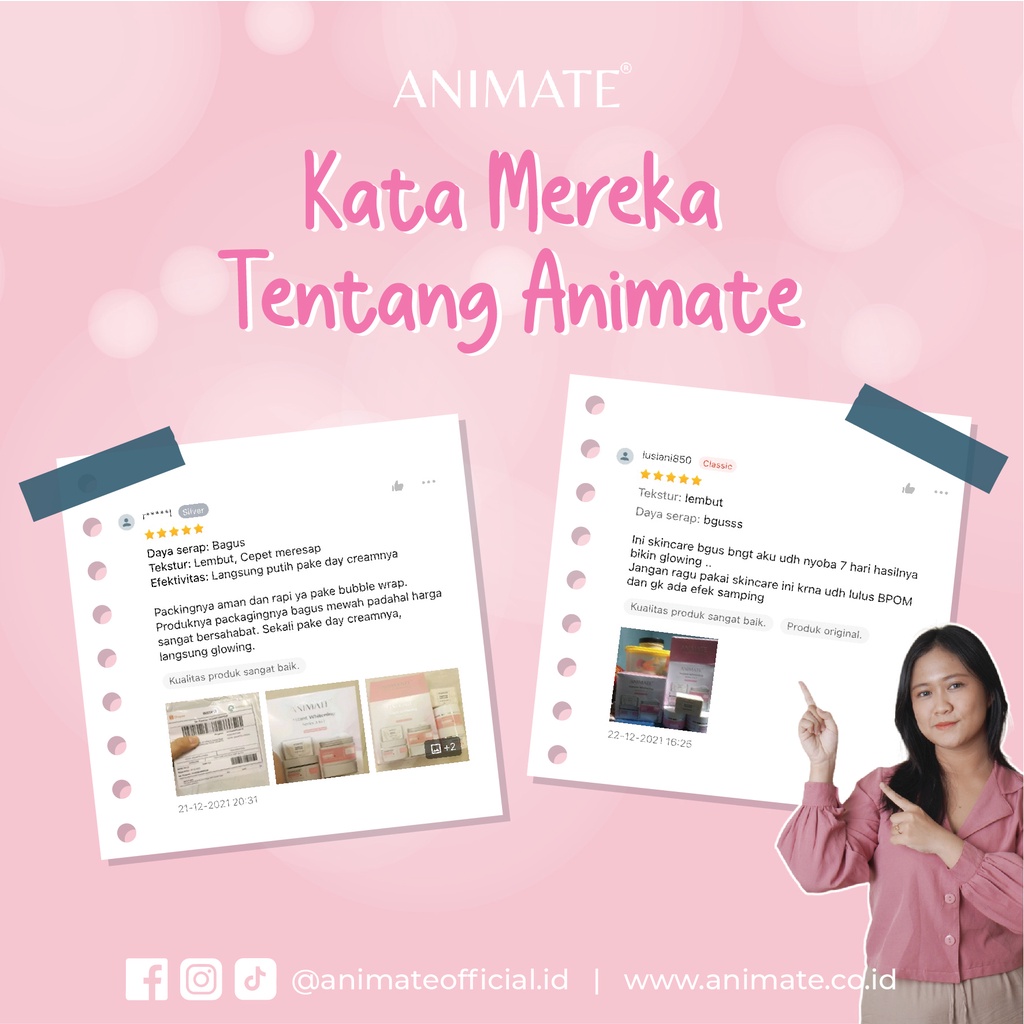 Animate Whitening Day Cream 10gr