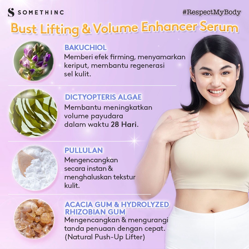 Somethinc BUST Firming Serum 50gr - Serum Pengencang