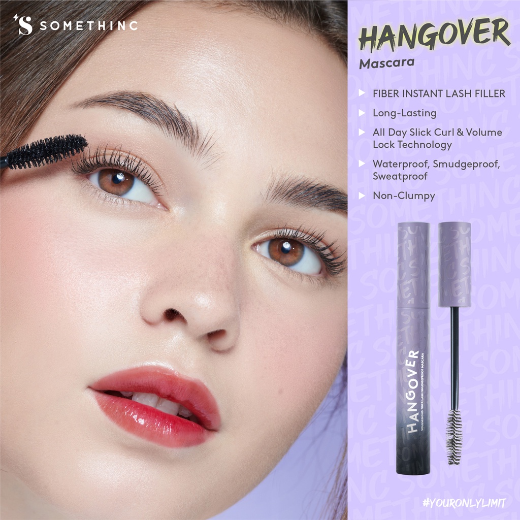 Somethinc HANGOVER Voluminous Fiber Lash Smudgeproof Mascara 7gr