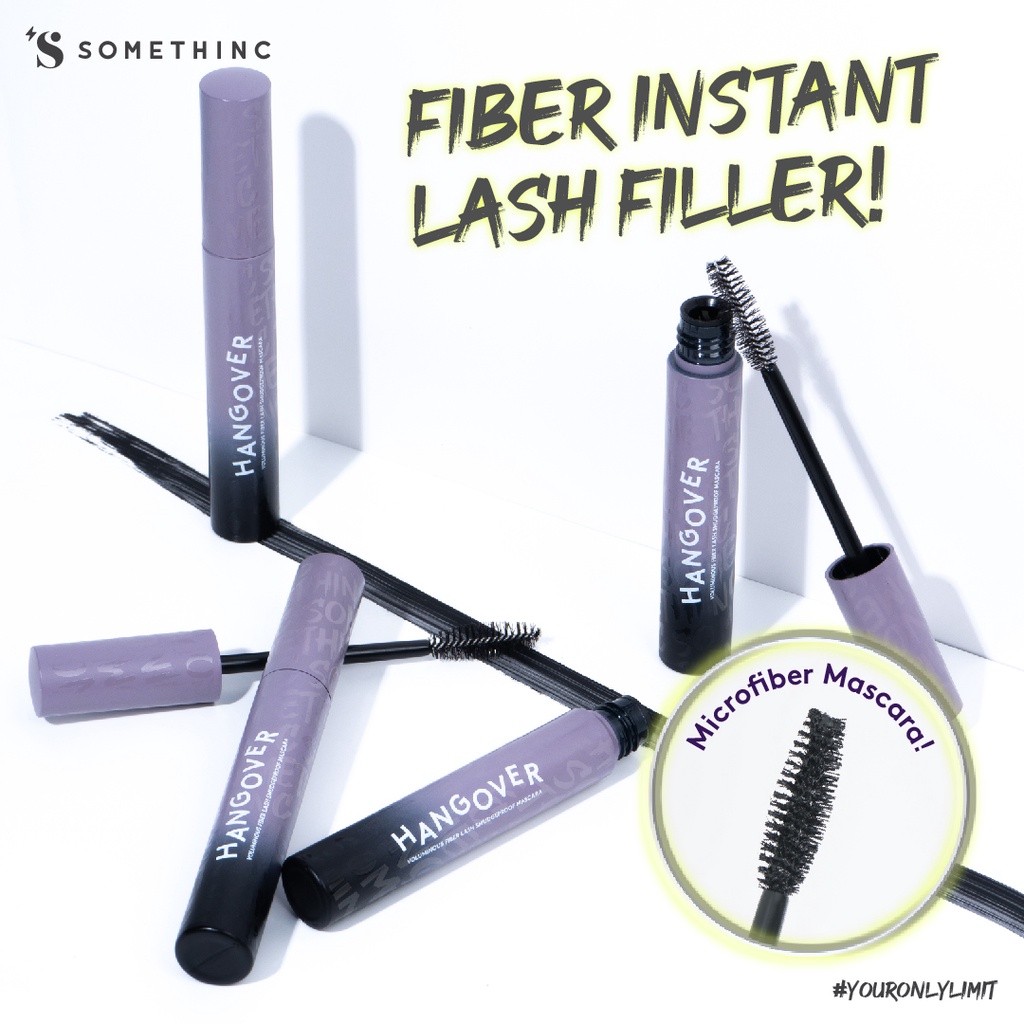 Somethinc HANGOVER Voluminous Fiber Lash Smudgeproof Mascara 7gr