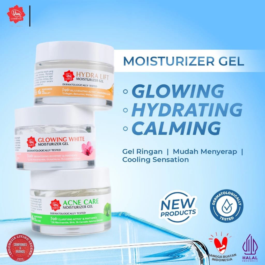 Viva Moisturizer Gel 50gr - Glowing White