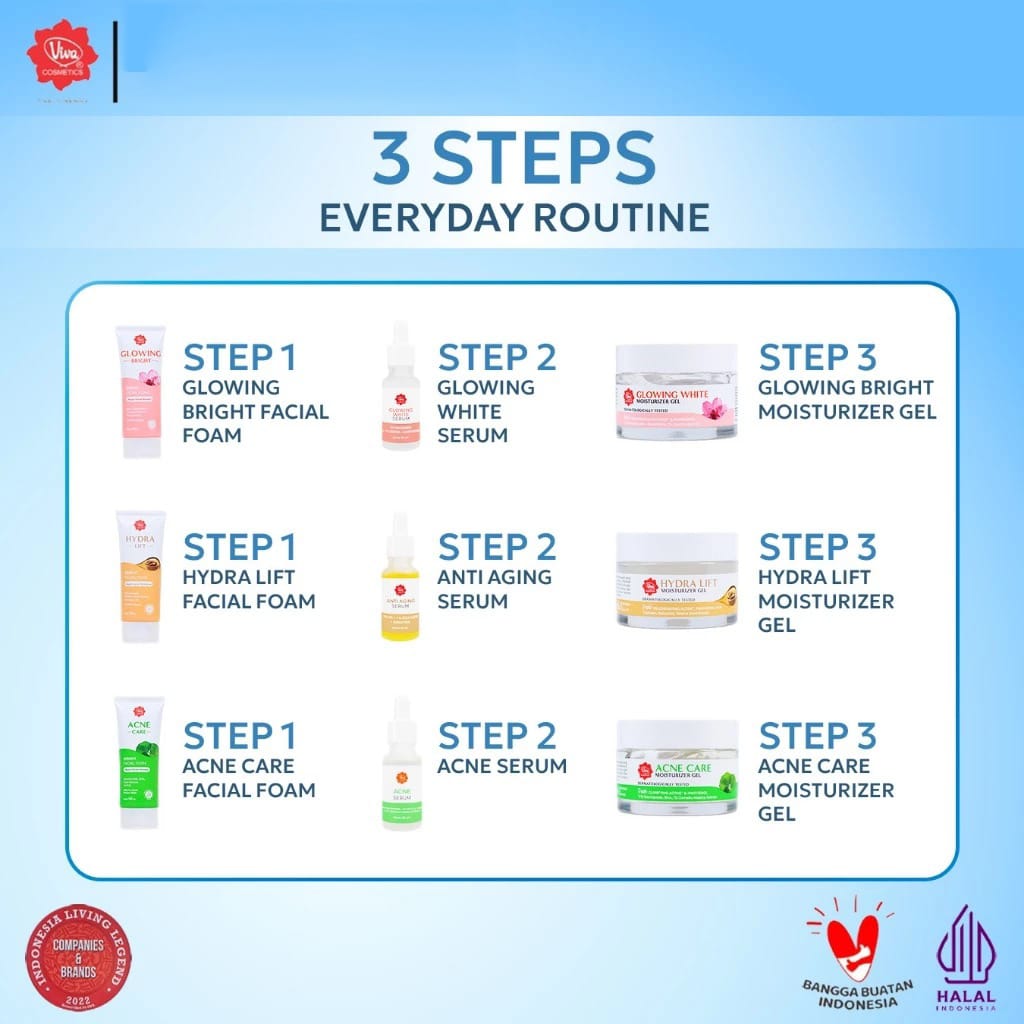 Viva Moisturizer Gel 50gr - Glowing White