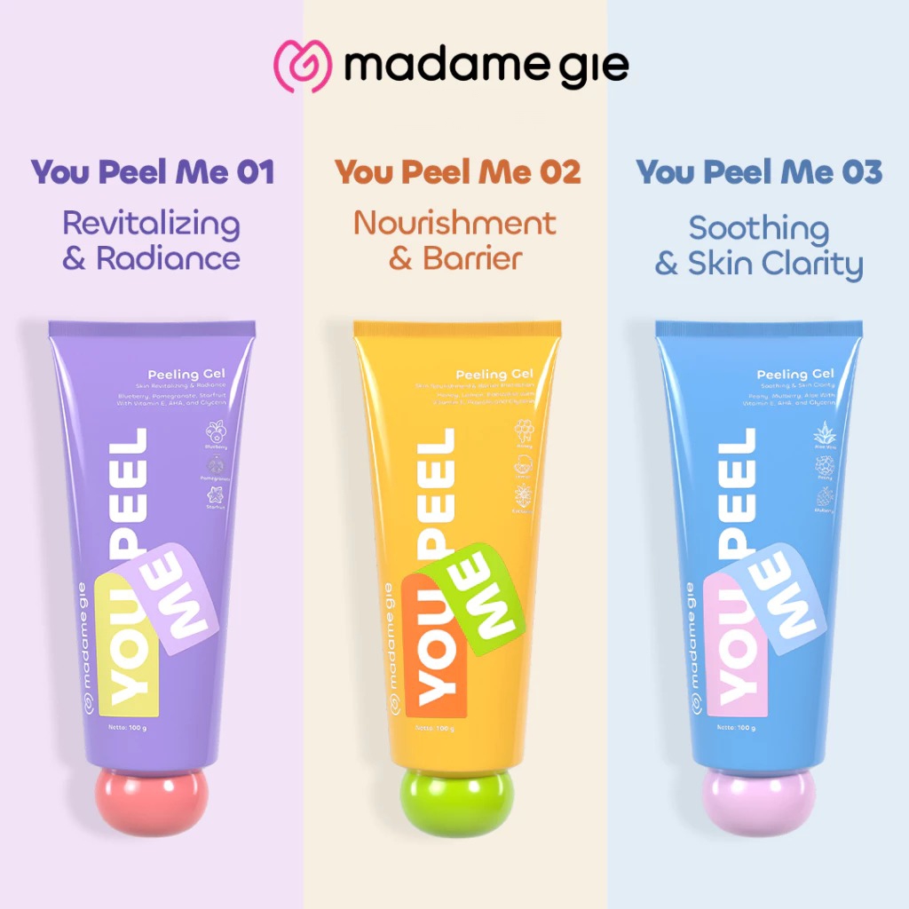 Madame Gie You Peel Me 100gr - 02 Skin Nourishment & Barrier Protection (Kuning)