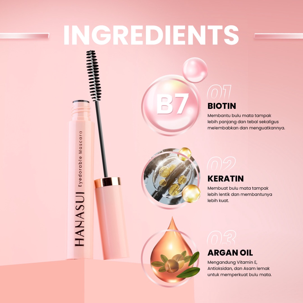 Hanasui Eyedorable Mascara 8ml