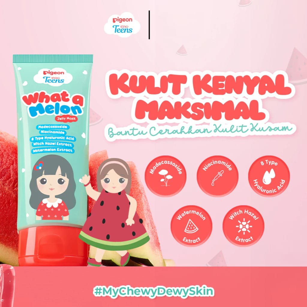 Pigeon Teens Jelly Mask 60ml - What a Melon