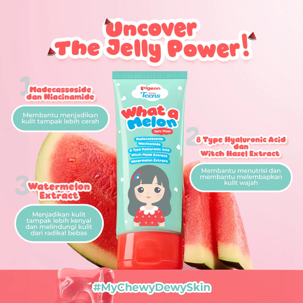 Pigeon Teens Jelly Mask 60ml - What a Melon