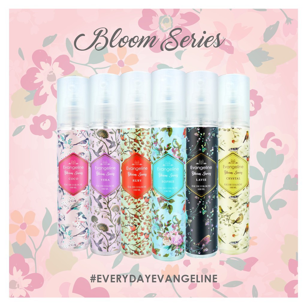 Evangeline Eau De Cologne Bloom Series 100ml - Coco