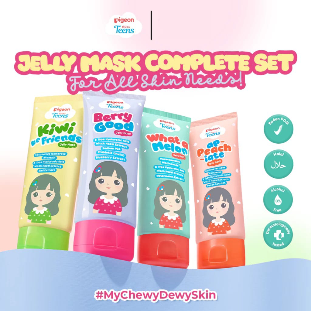 Pigeon Teens Jelly Mask 60ml - Ap-Peach-iate