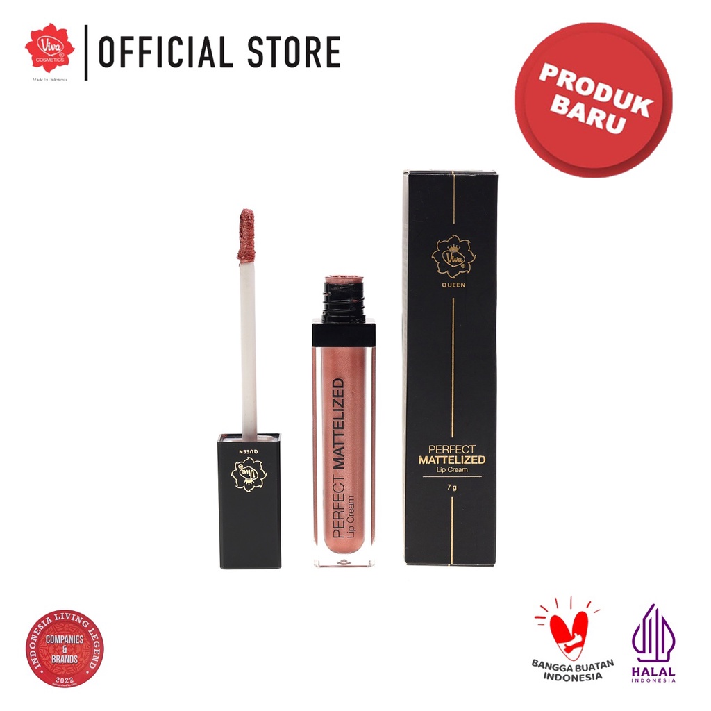 Viva Queen Perfect Mattelized Lip Cream 7g - 755 Drama Queen