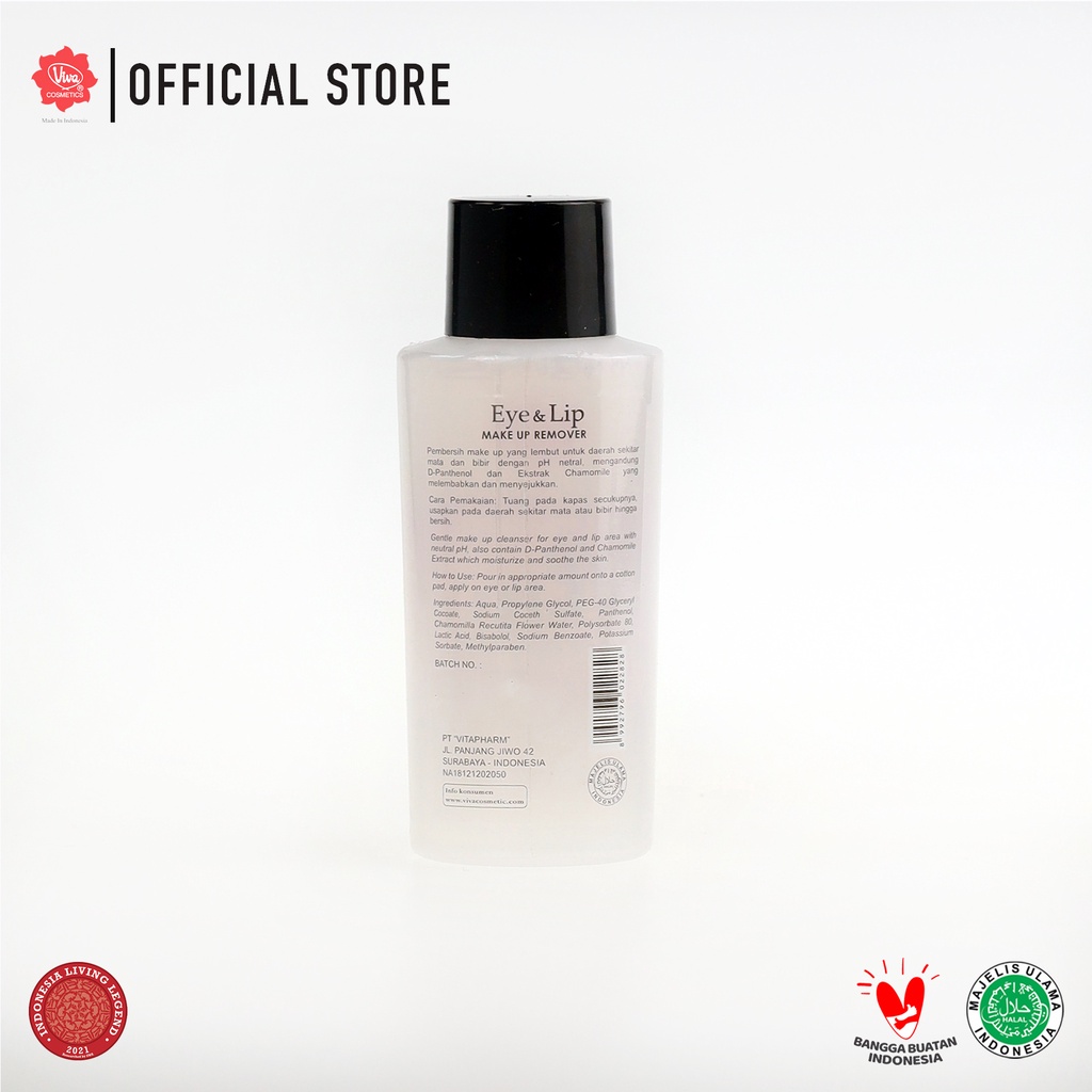 Viva Eye & Lip Make Up Remover 60ml