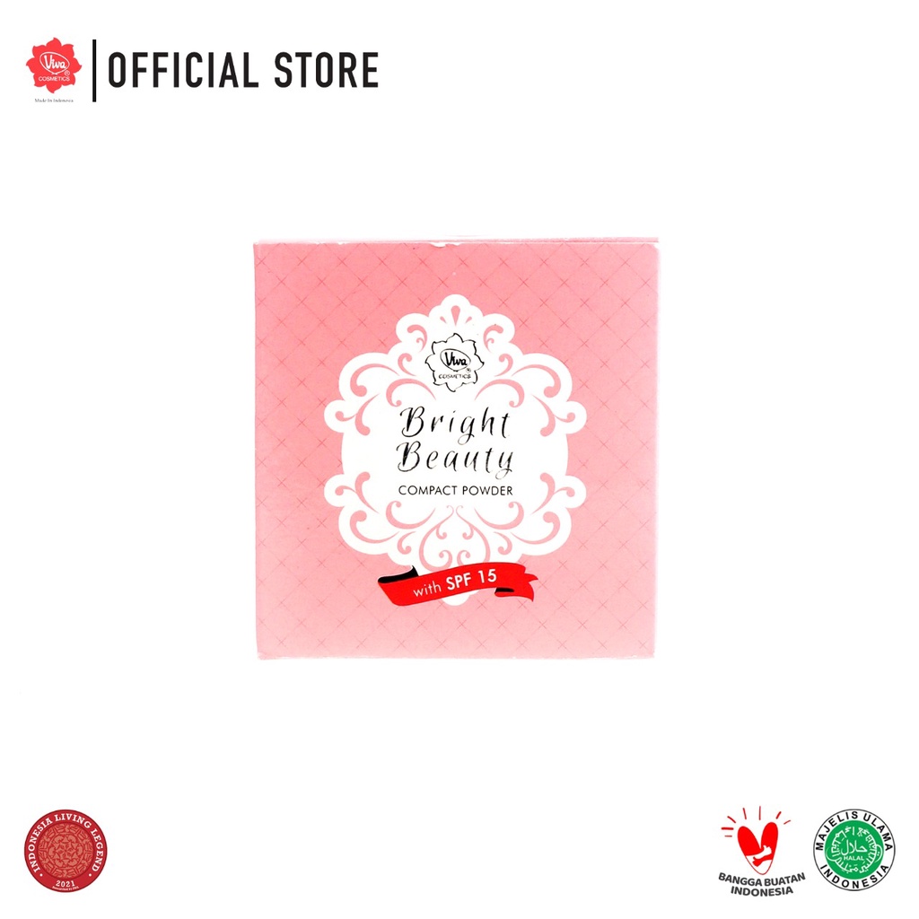 Viva Bright Beauty Compact Powder SPF15 - 1 Ivory
