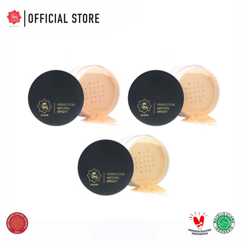 Viva Queen Perfection Natural Bright Loose Powder 35gr - Ivory