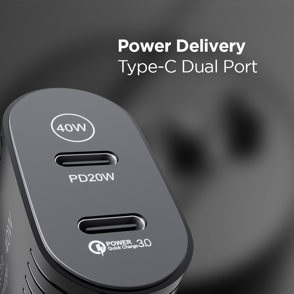 Inbox Adaptor Power Delivery PDA-2 40W (Dual Port TypeC)