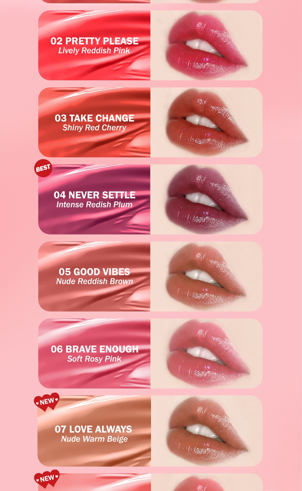 BNB Barenbliss Peach Makes Perfect Lip Tint - 07 Love Always