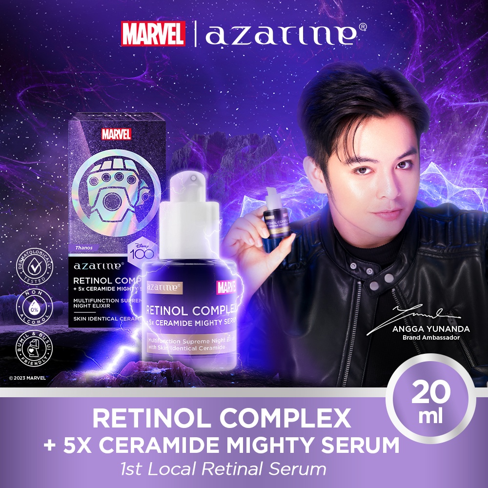Azarine x Marvel Retinol Complex + 5x Ceramide Mighty Serum 20ml *