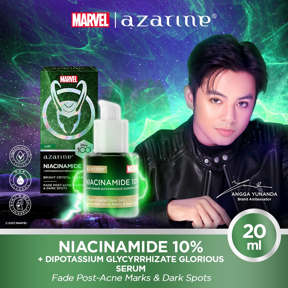 Azarine x Marvel Niacinamide 10% + Dipotassium Glycyrrhizate Glorious Serum 20ml *