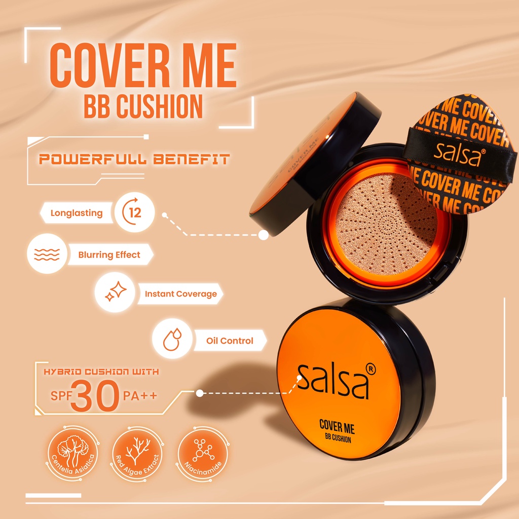 Salsa Cover Me BB Cushion - Caramel