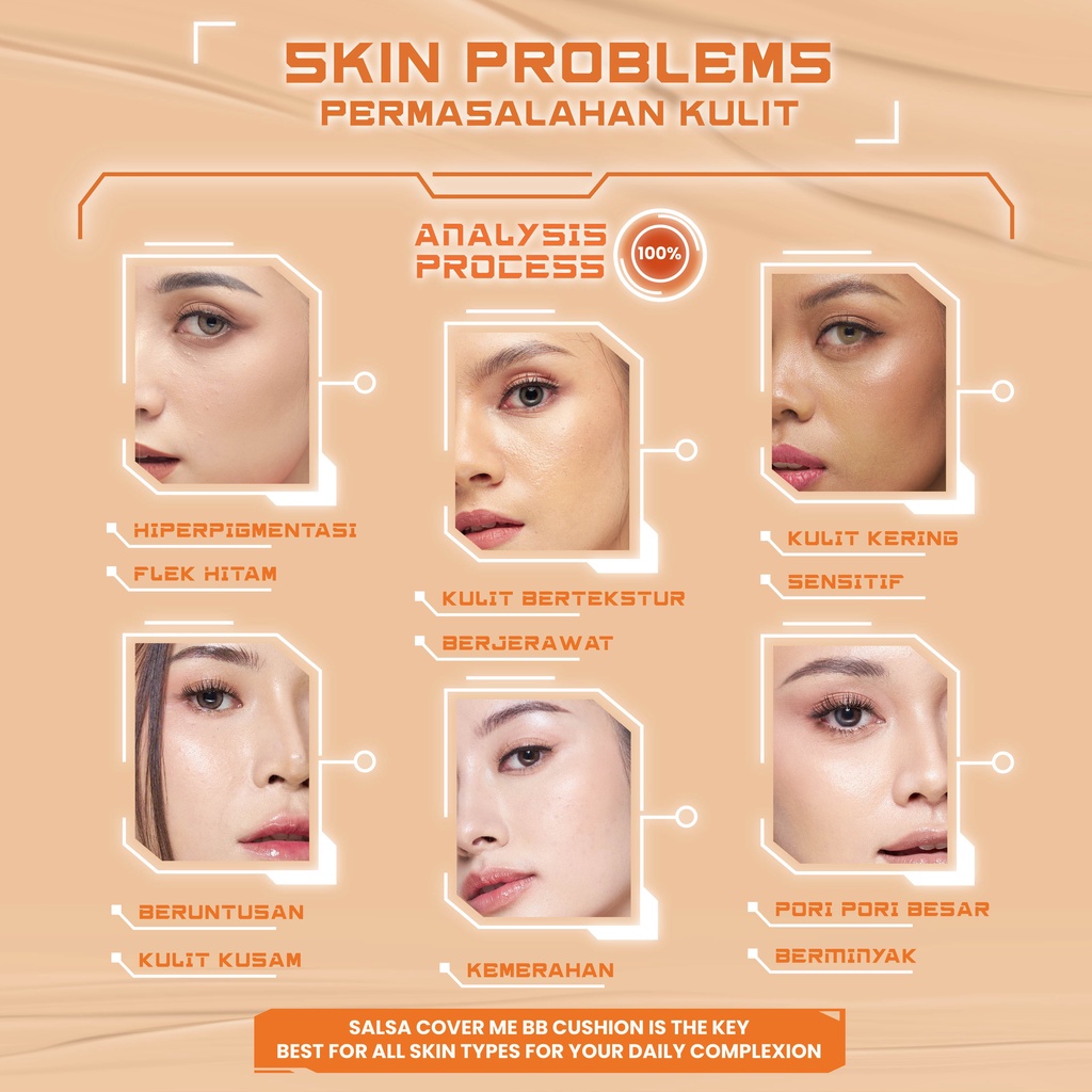 Salsa Cover Me BB Cushion - Hazelnut
