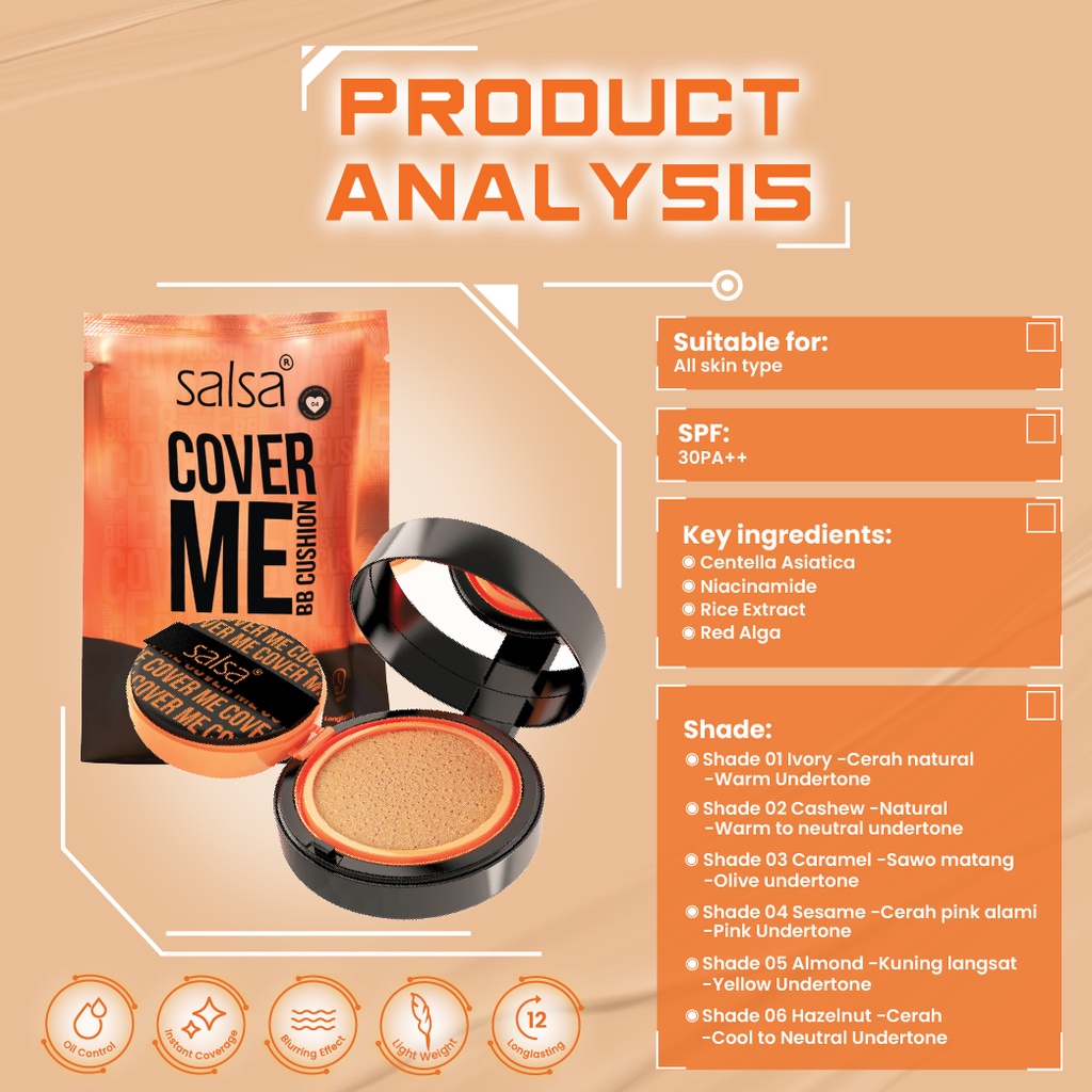 Salsa Cover Me BB Cushion REFILL - Ivory