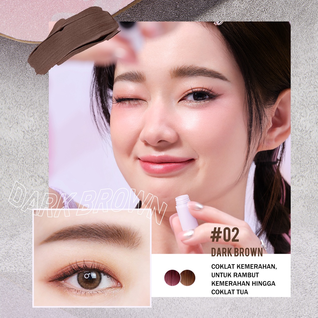 BNB Barenbliss Like a Pro Shockproof Durabrow Pomade - 02 Dark Brown *