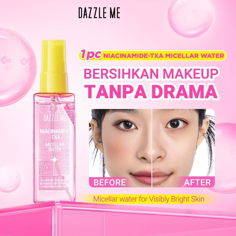 Dazzle Me Micellar Water 80ml - Brightening (Niacinamide-TXA)