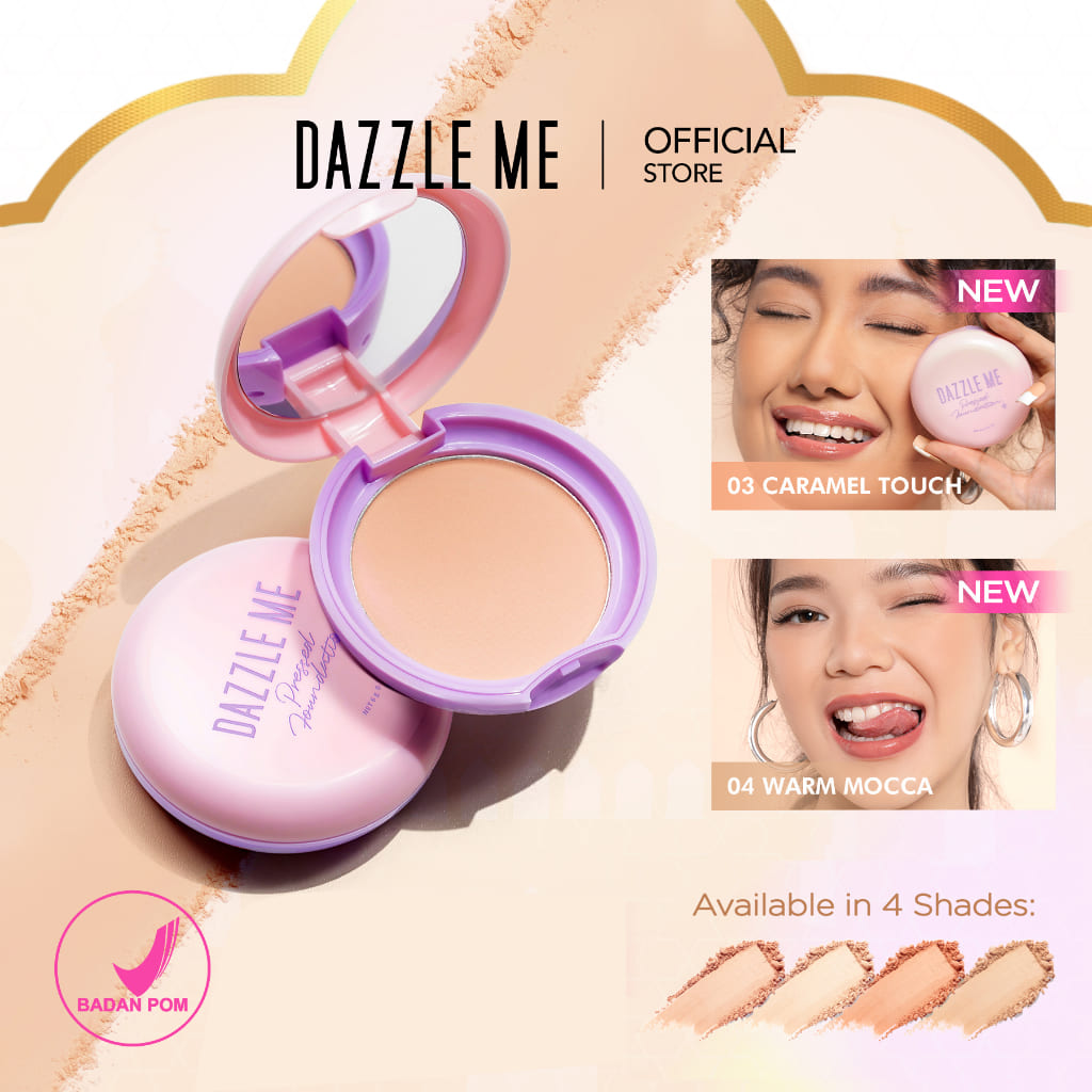 DAZZLE ME Muse Pressed Foundation 04 Warm Mocca
