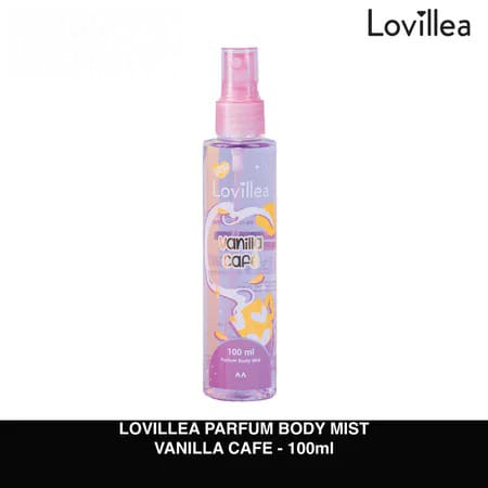 Lovillea Parfum Body Mist 100ml - Vanilla Cafe