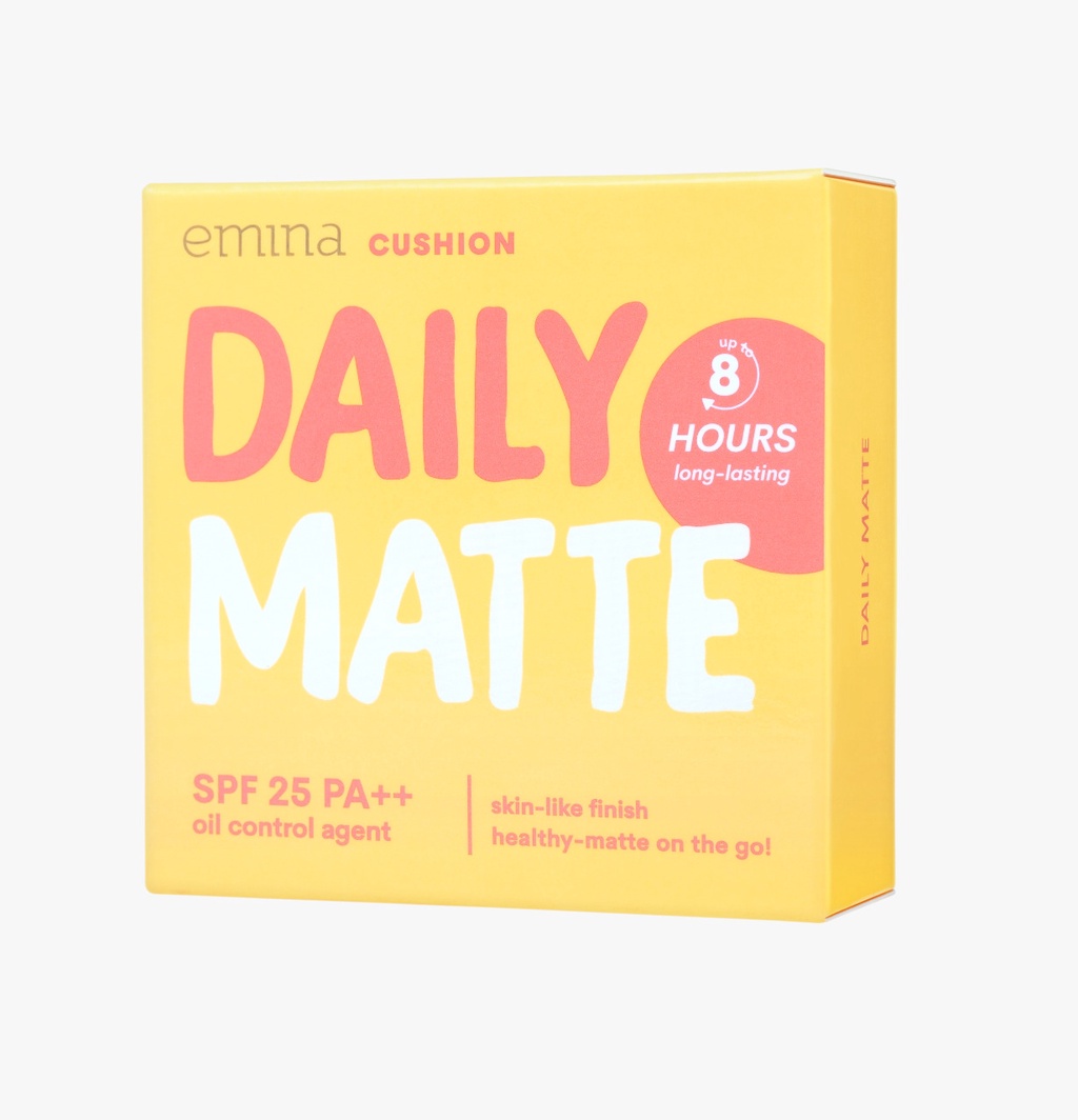 Emina Daily Matte Cushion SPF25 PA++ 15gr - W04 Mocca