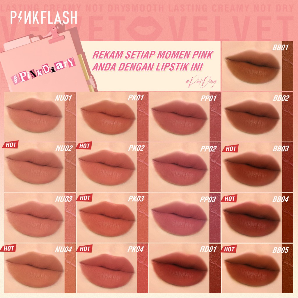 Pinkflash Silky Velvet Lip Cream PF-L04 - PK02