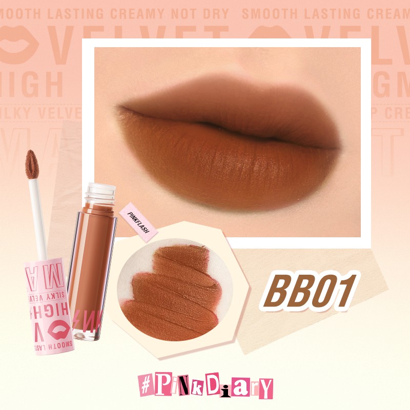 Pinkflash Silky Velvet Lip Cream PF-L04 - BB01