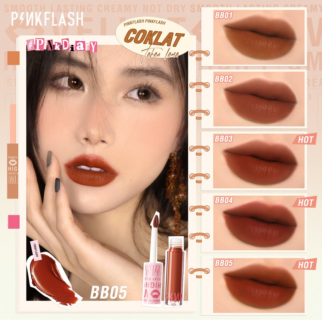 Pinkflash Silky Velvet Lip Cream PF-L04 - BB01