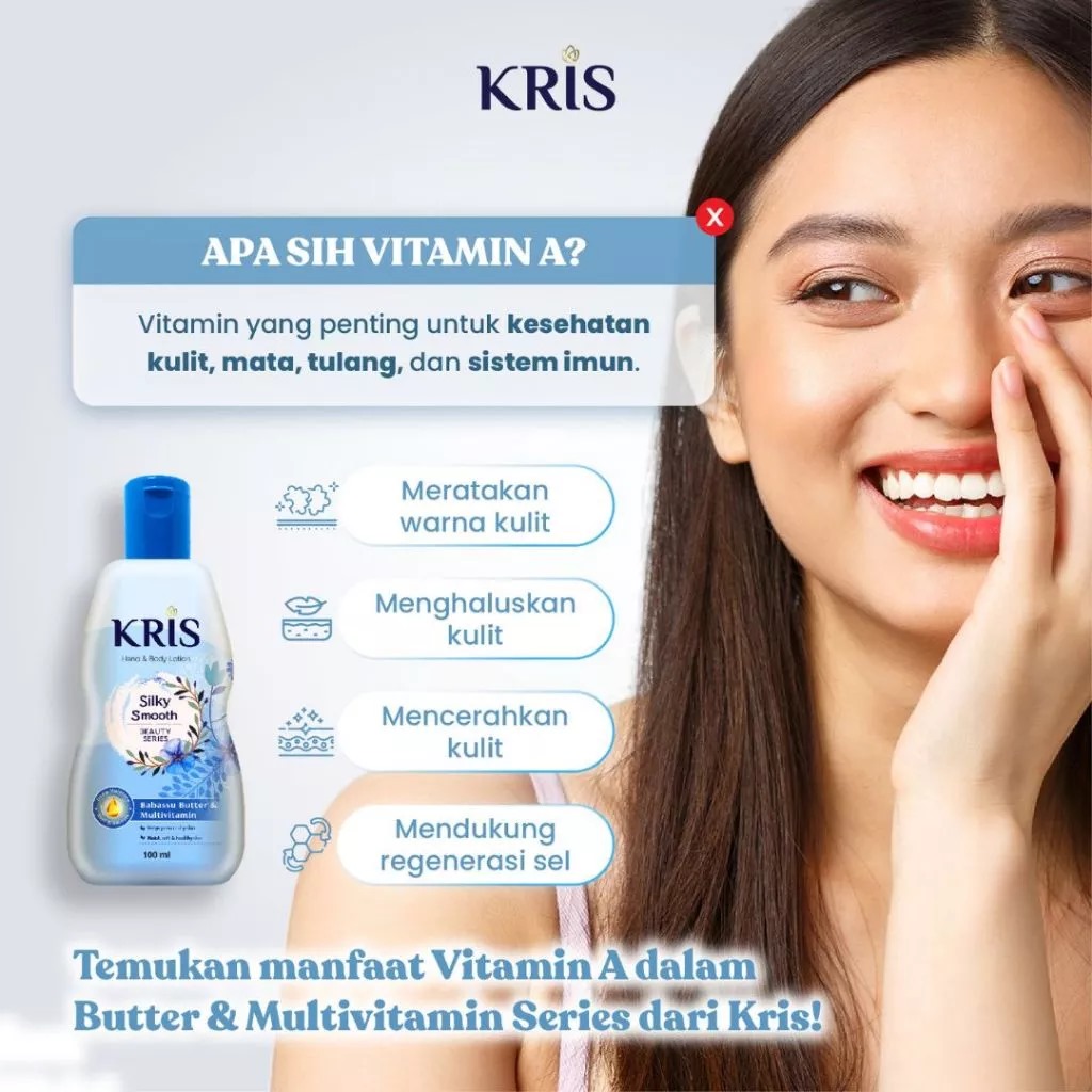 Kris Hand & Body Lotion 100ml - Silky Smooth