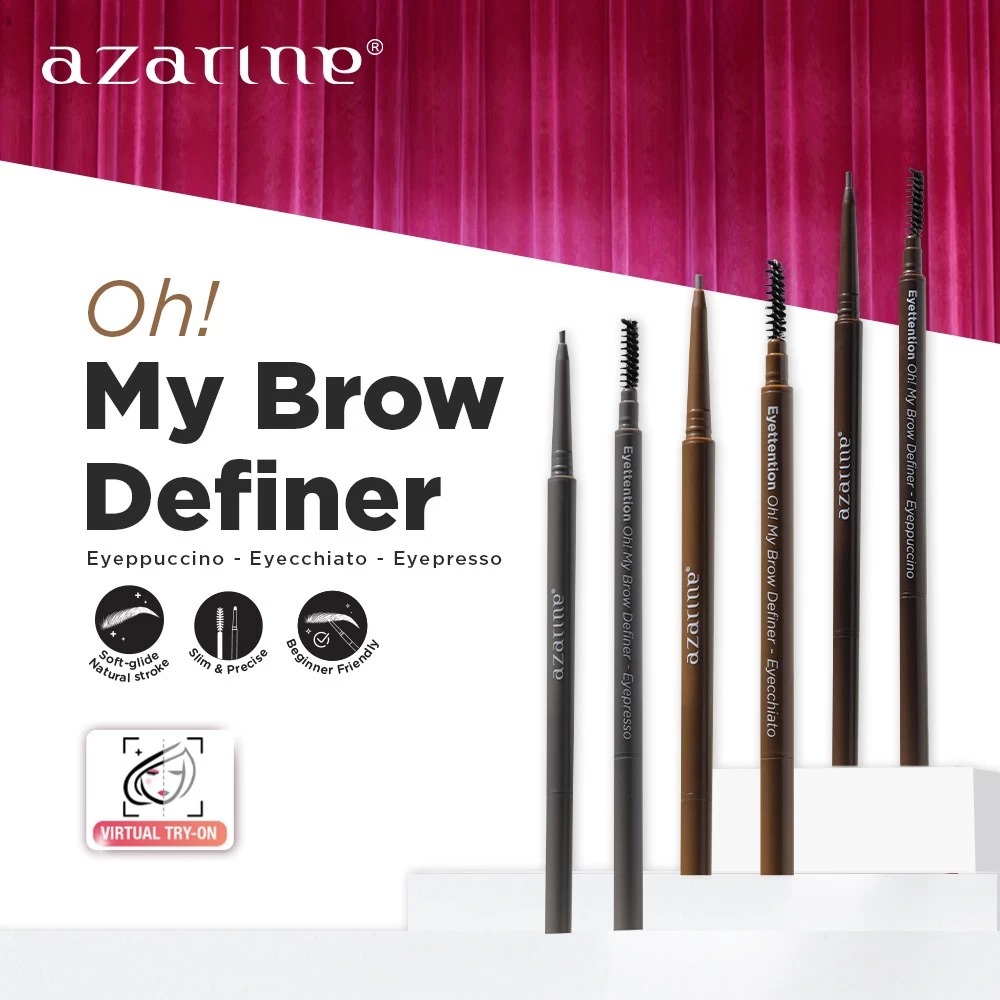Azarine Oh! My Brow Definer - 03 Eyespresso (ASH GREY)