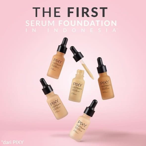 Pixy UV Whitening 4 Beauty Benefit Stay Last Serum Foundation - 03 Natural Beige