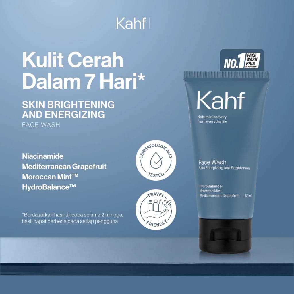 Kahf Face Wash 50ml - Skin Energizing and Brightening