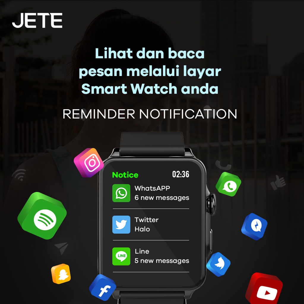 JETE Smartwatch FR12 *