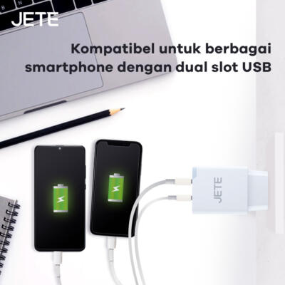 JETE Adaptor E2 Power Delivery 2Out 22,5W *