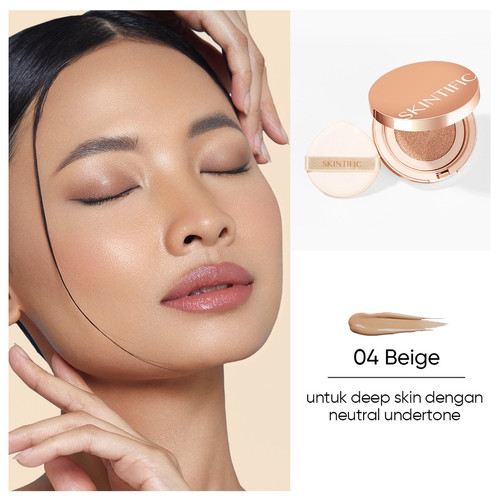 Skintific Cover All Perfect Cushion Full Size - 04 Beige