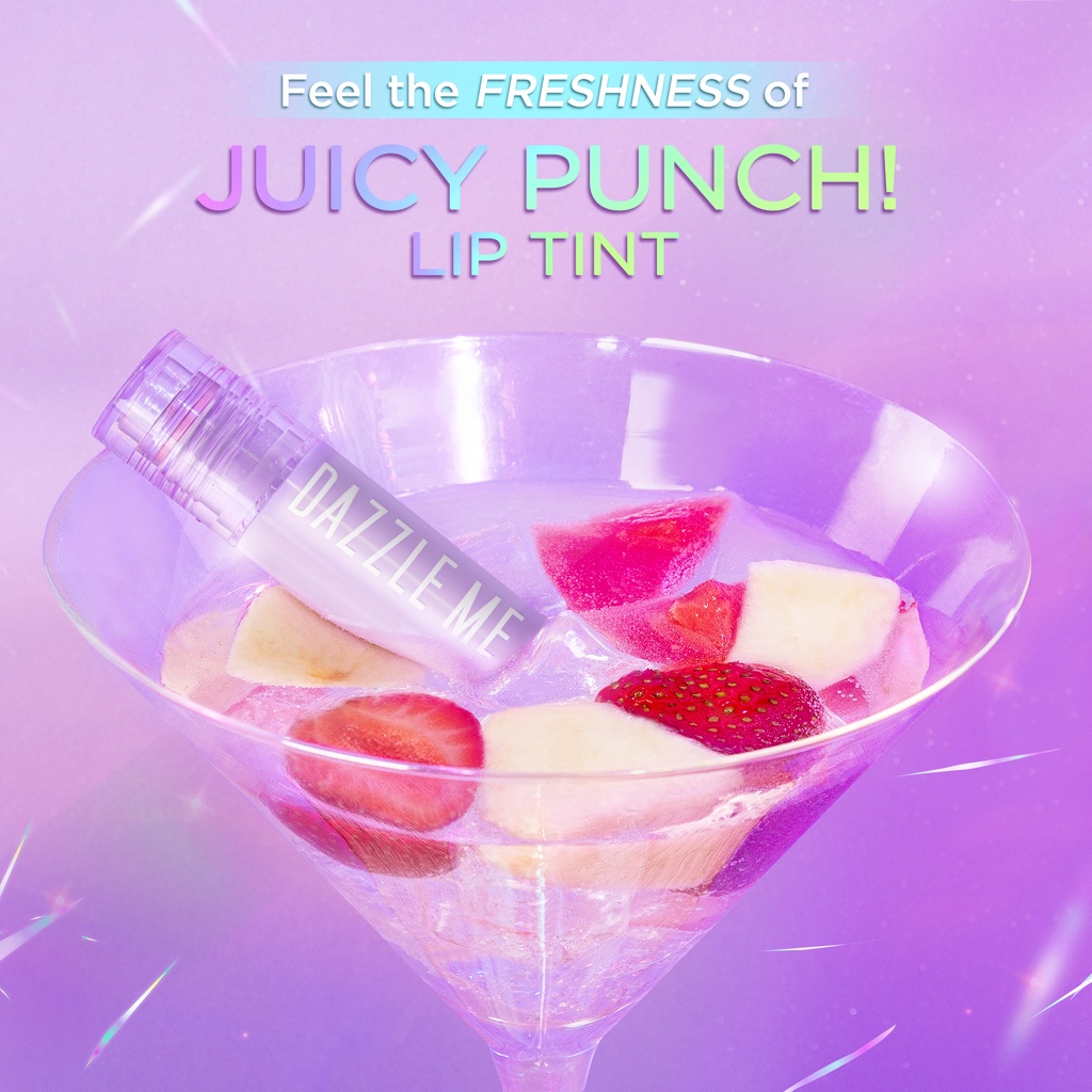 DAZZLE ME Juicy Punch Lip Tint 01 Cherry-fic *