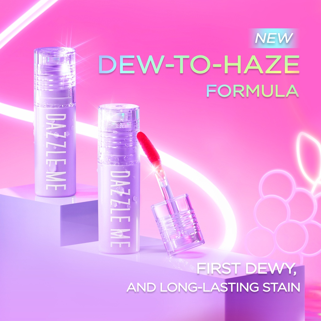 DAZZLE ME Juicy Punch Lip Tint 01 Cherry-fic *