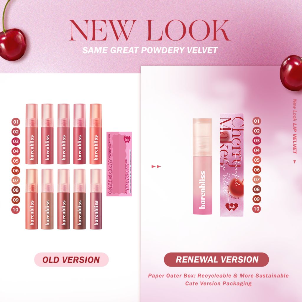 BNB Barenbliss Cherry Makes Cheerful Lip Velvet - 08 Choco Sense