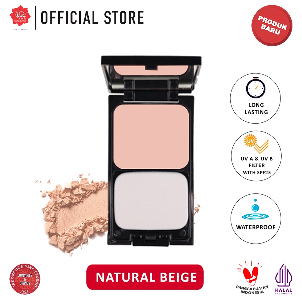 Viva Queen Perfection Natural Bright Two Way Cake SPF25 11gr - Natural Beige