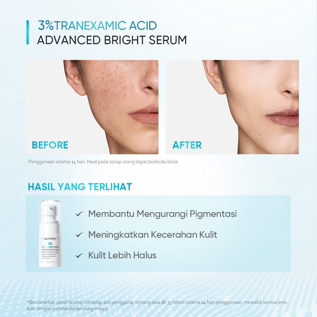 Skintific 3% Tranexamic Acid Advanced Bright Serum 20ml