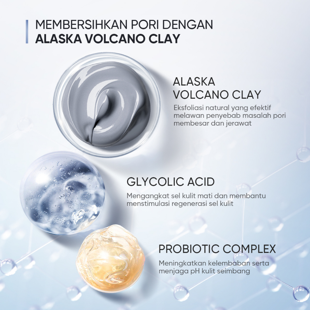 Skintific Alaska Volcano Pore Clay Stick 40gr
