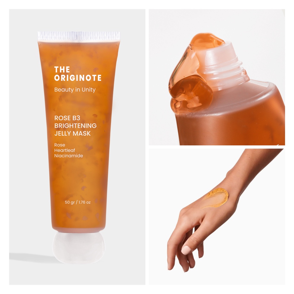The Originote Jelly Mask - Rose B3 Brightening 50gr *