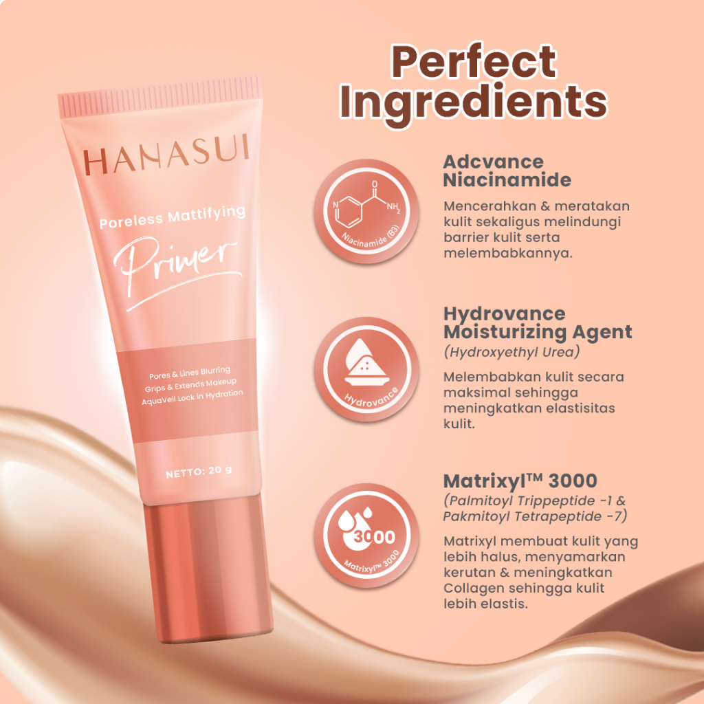 Hanasui Poreless Mattifying Primer 20gr